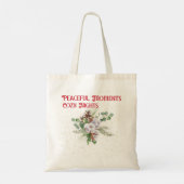 Katwilgenkatjesboeket Kerstmis Tote Bag (Achterkant)