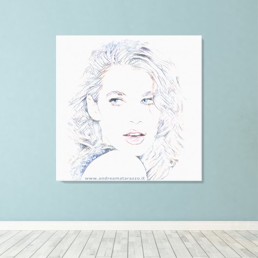 Katy Canvas Afdruk (Insitu (Houten vloer))