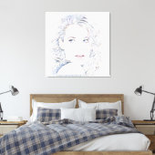 Katy Canvas Afdruk (Insitu (Slaapkamer))