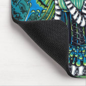 "Katy" Green Tattoo Faerie Art Mousepad Muismat (Hoek)