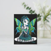 Katy Green Tattoo Fairy Briefkaart (Staand voorkant)