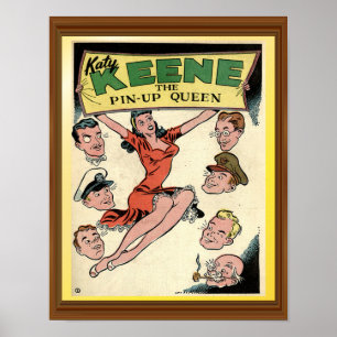 Katy Keene  Pin-Up Queen Comic Hoesje Poster