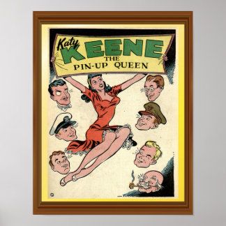 Katy Keene Pin-Up Queen Comic Hoesje Poster