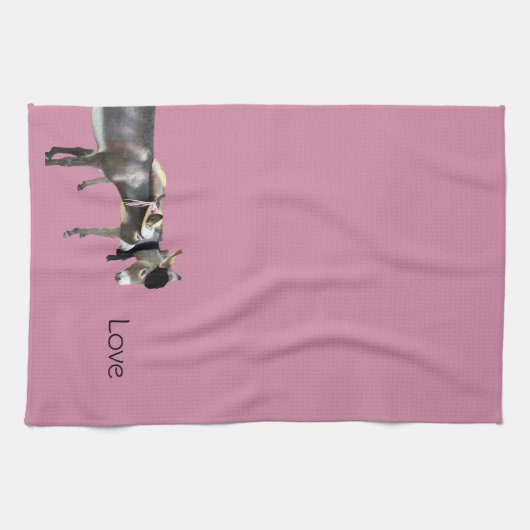 Katy & Stuart Tea Towel Theedoek (Horizontaal)