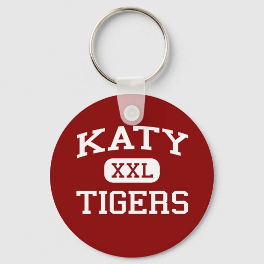Katy - Tigers - Katy High School - Katy Texas Sleutelhanger (Voorkant)
