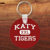 Katy - Tigers - Katy High School - Katy Texas Sleutelhanger (Voorkant)