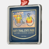 Katy Trail (bike2)2 Metalen Ornament (Links)