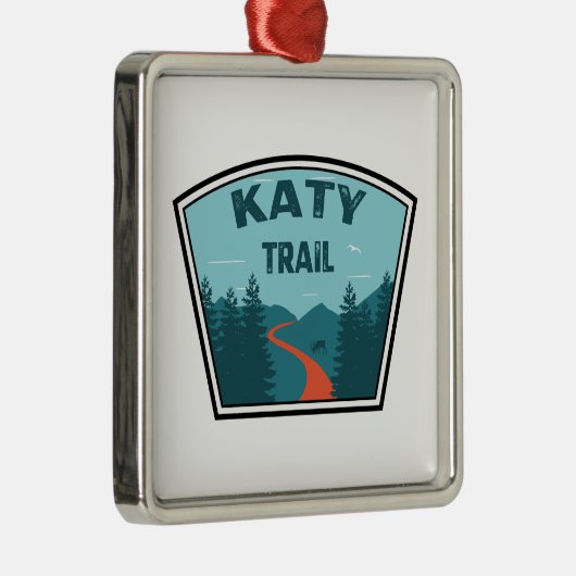 Katy Trail Metalen Ornament (Rechts)