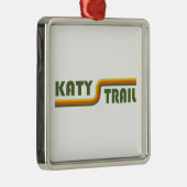 Katy Trail Missouri Metalen Ornament (Rechts)
