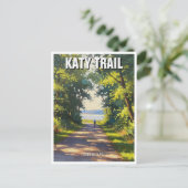 Katy Trail Missouri Reizen Briefkaart (Staand voorkant)