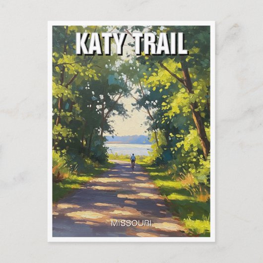 Katy Trail Missouri Reizen Briefkaart (Voorkant)