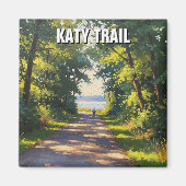 Katy Trail Missouri Reizen Magneet (Voorkant)