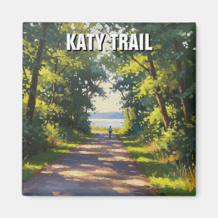 Katy Trail Missouri Reizen Magneet