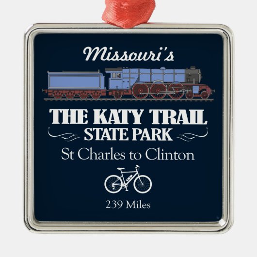 Katy Trail SP (RT2) Metalen Ornament (Voorkant)