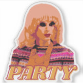 Katya Zamo Party Sticker (Voorkant)