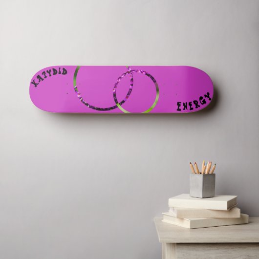 katydid energy skateboard (Muurkunst (Horizontaal))