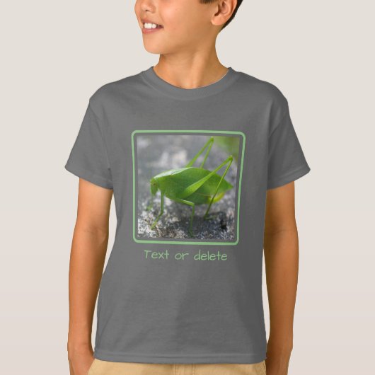 Katydid Grasshopper Personalized T-shirt (Voorkant)