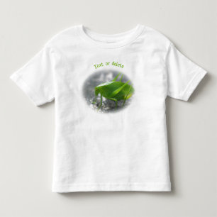 Katydid sprinkhaan natuur gepersonaliseerd kinder shirts