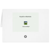 Katydone op Rudbeckia Blank Card (Achterkant Horizontaal)