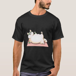 Katyoga Fitnesshouding Kattenbezitter T-shirt