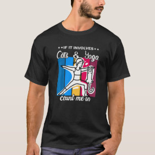 Katyoga-houding Yogata Tijd 1 T-shirt