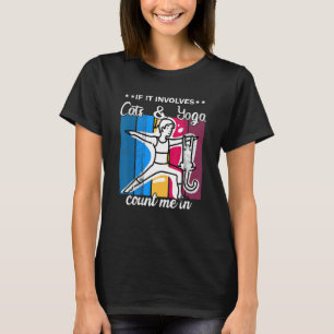 Katyoga-houding Yogata Tijd 1 T-shirt