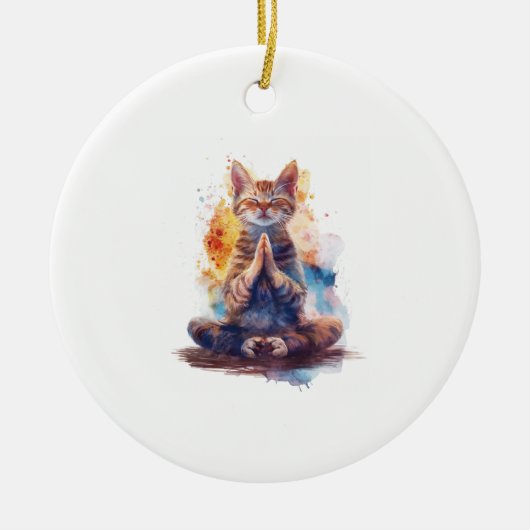Katyoga Meester Keramisch Ornament (Voorkant)