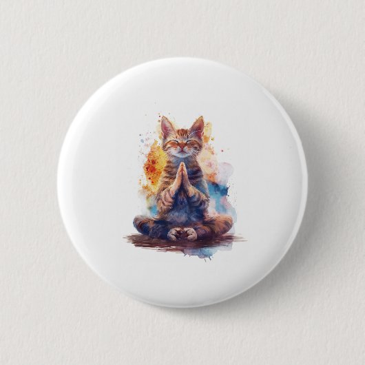 Katyoga Meester Ronde Button 5,7 Cm (Voorkant)