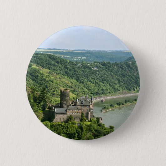 Katz Kasteel Ronde Button 5,7 Cm (Voorkant)