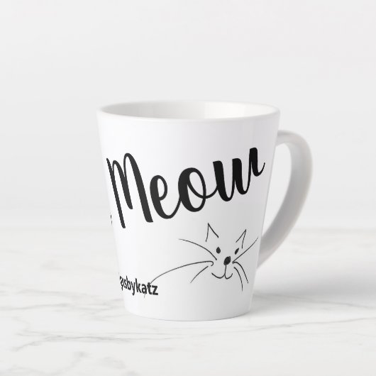 Katz Meow Latte Mok (Rechterhoek)