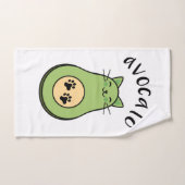 Katze als Avocado avocato Handdoek (Handdoek)