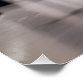 Katze auf der Flucht mit Klopapier, witzig Perfect Poster (Hoek)