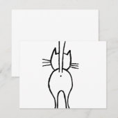 Katze Bedankkaart (Voorkant / Achterkant)