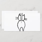 Katze Bedankkaart (Voorkant / Achterkant)