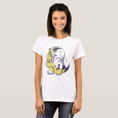 Katze im Mondshirt T-shirt (Voorkant volledig)