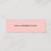 katze mini visitekaartje (Achterkant)