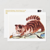 Katze Nr. 32 * Katzen-Postkarten * Katat-Art-Brief Briefkaart (Voorkant / Achterkant)