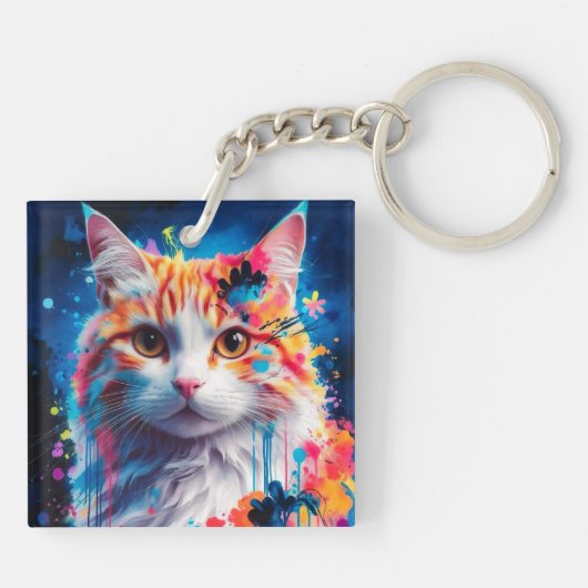 Katze Sleutelhanger (Achterkant)
