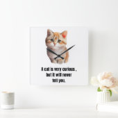 Katze, Spruch über der Charakter der Katzen Vierkante Klok (Huis)