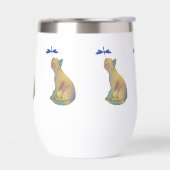 Katze und blaue Libelle (Links)