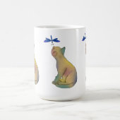 Katze und blaue Libelle Koffiemok (Center)