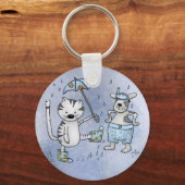 Katze und Hund Sleutelhanger (Voorkant)