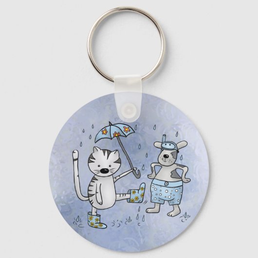 Katze und Hund Sleutelhanger (Achterkant)