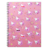 Katzen - Kätzchen - Comickatzen Muster Design  Notitieboek (Voorkant)