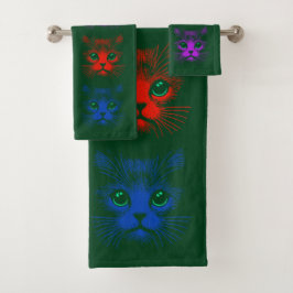 Katzen Themen  Bad Handdoek