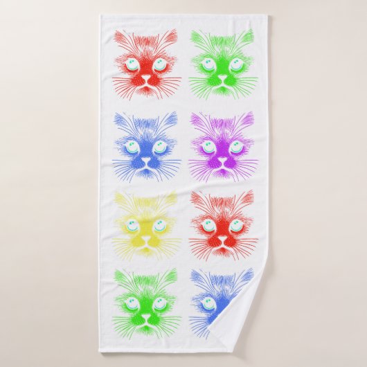 Katzen Themen  Bad Handdoek (Badhanddoek)