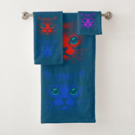 Katzen Themen  Bad Handdoek