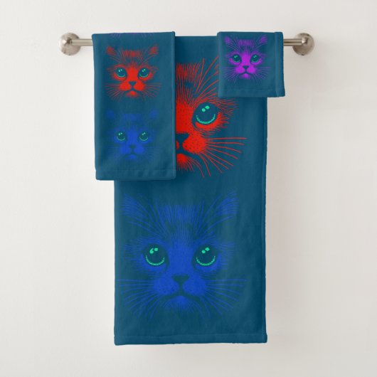 Katzen Themen  Bad Handdoek (Insitu)