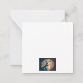 Katzenaugen schauen dich an notitiekaartje (Achterkant)