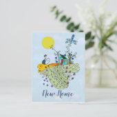 Katzenhaus New Home Briefkaart (Staand voorkant)